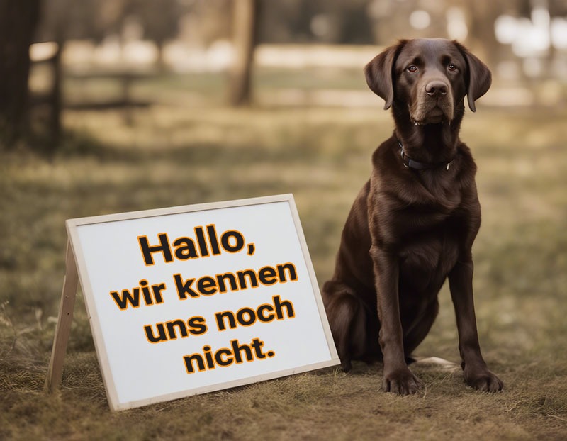 Neukunden / Ersttermine mit dem Hundetrainer